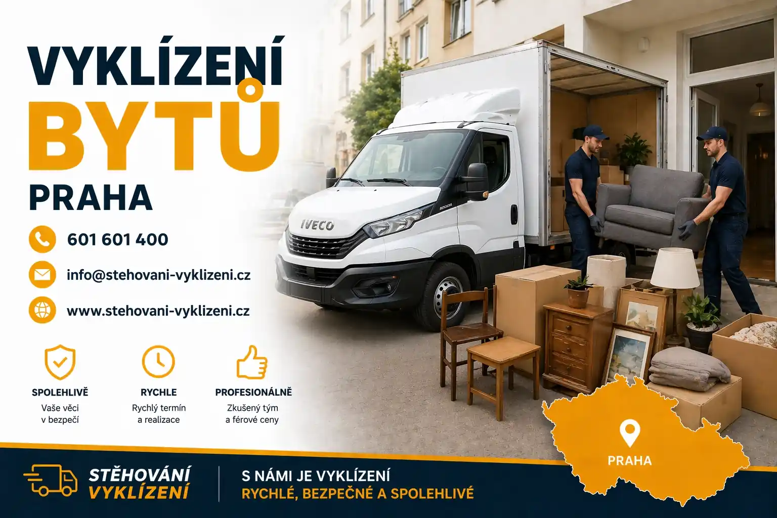 Vyklízení bytů Praha
