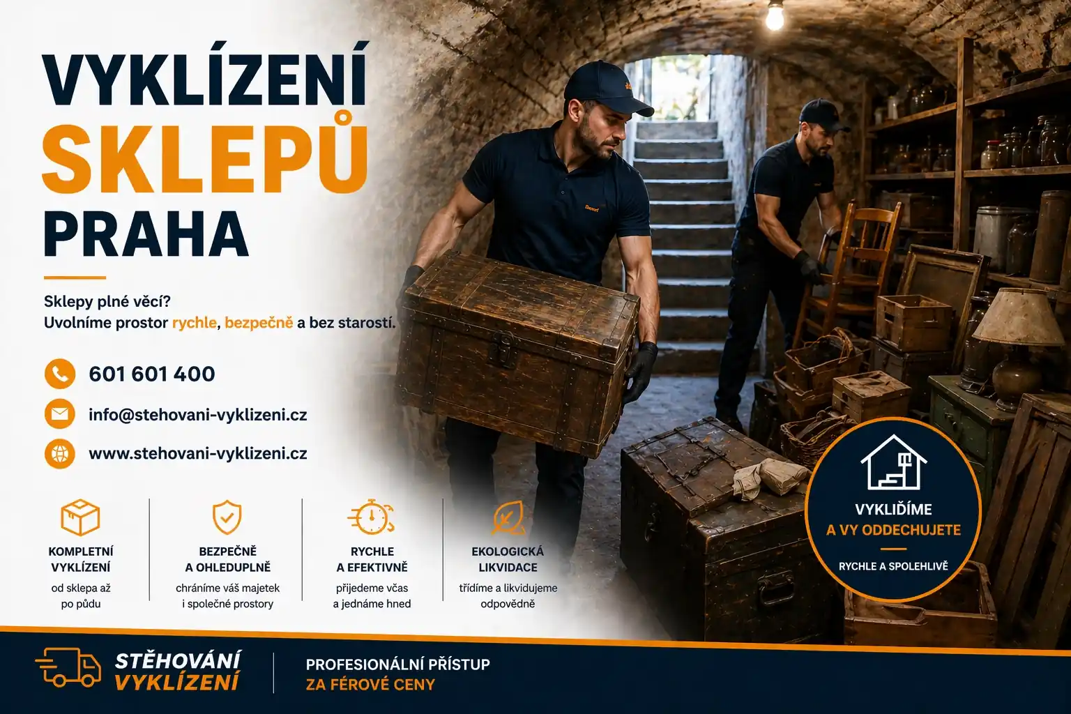 Vyklízení sklepů Praha